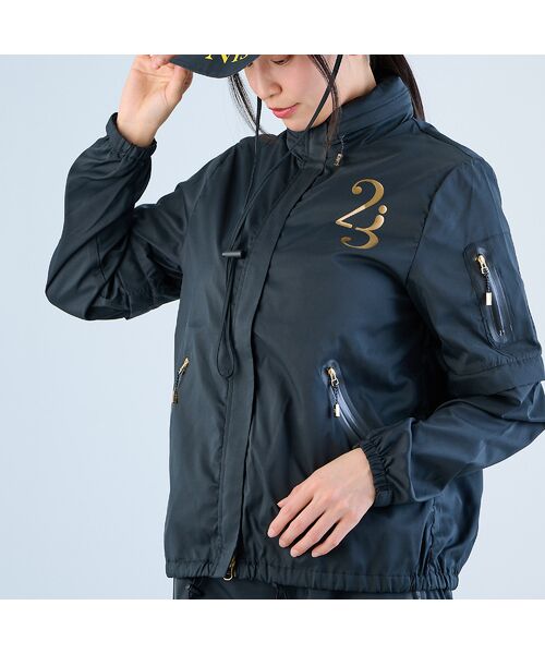 NS23 par Nissa Golf/エヌエス23・パー・ニッサゴルフ 【レディース】レインブルゾン ブラック 1 NS23 par Nissa Golf/エヌエス23・パー・ニッサゴルフ 【レディース】レインブルゾン ブラック 1