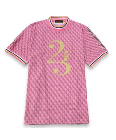 【メンズ】モノグラム半袖モックネック