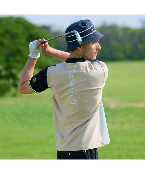 NS23 par Nissa Golf / エヌエス23・パー・ニッサゴルフ その他トップス | 【メンズ】ハニカムジャージーモックネック | 詳細2
