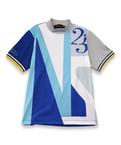 NS23 par Nissa Golf / エヌエス23・パー・ニッサゴルフ その他トップス | 【メンズ】ハニカムジャージーモックネック | 詳細5