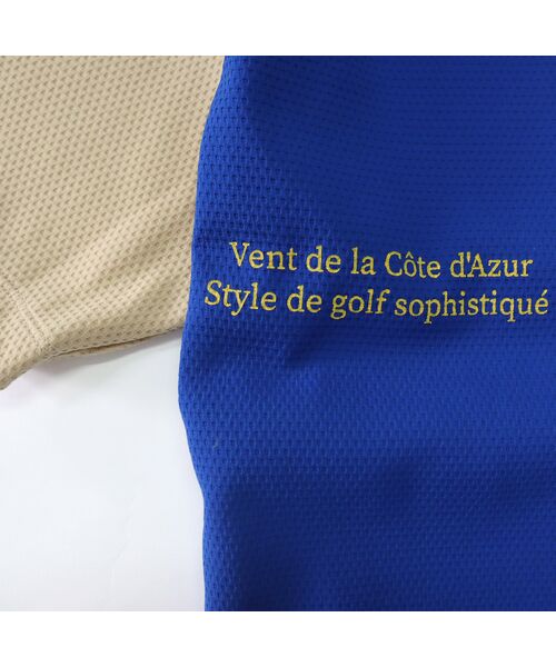 NS23 par Nissa Golf / エヌエス23・パー・ニッサゴルフ ポロシャツ | 【メンズ】ハニカムプリントポロシャツ | 詳細7