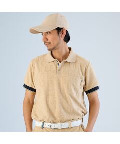 NS23 par Nissa Golf / エヌエス23・パー・ニッサゴルフ ポロシャツ | 【メンズ】パイルジャカードポロシャツ