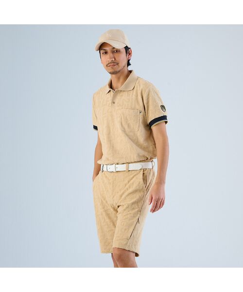 超入手困難 プロ仕様スポンサー契約モデル 新品 23区GOLF ポロシャツ