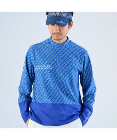 【メンズ】モノグラム長袖モックネック
