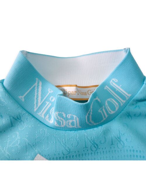 NS23 par Nissa Golf / エヌエス23・パー・ニッサゴルフ カットソー | 【林菜乃子プロ着用】【レディース】パネルジャカード半袖モックネック | 詳細10