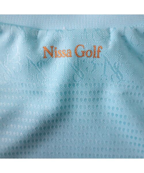 NS23 par Nissa Golf / エヌエス23・パー・ニッサゴルフ カットソー | 【林菜乃子プロ着用】【レディース】パネルジャカード半袖モックネック | 詳細11