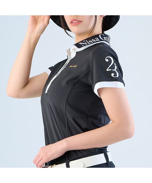 NS23 par Nissa Golf / エヌエス23・パー・ニッサゴルフ ポロシャツ | 【レディース】トゥルボーテポロシャツ | 詳細3
