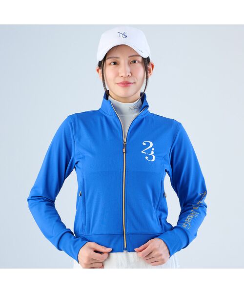 NS23 par Nissa Golf / エヌエス23・パー・ニッサゴルフ パーカー | 【レディース】トゥルーボーテスタンドカラー(ブルー)
