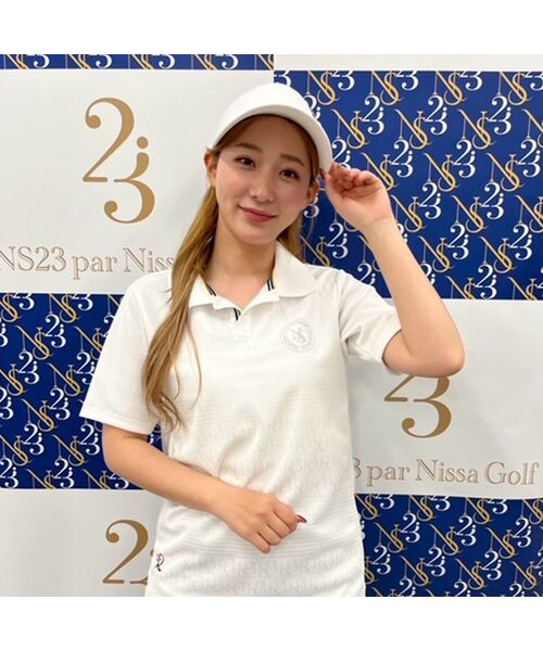 NS23 par Nissa Golf / エヌエス23・パー・ニッサゴルフ ポロシャツ | 【メンズ】くるみっきーコラボポロ（表面ワッフル調） | 詳細1