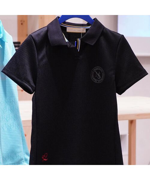 NS23 par Nissa Golf / エヌエス23・パー・ニッサゴルフ ポロシャツ | 【メンズ】くるみっきーコラボポロ（表面ワッフル調） | 詳細6