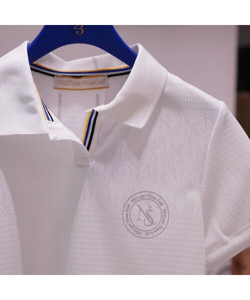 NS23 par Nissa Golf / エヌエス23・パー・ニッサゴルフ ポロシャツ | 【レディース】くるみっきーコラボポロ（表面ワッフル調） | 詳細4