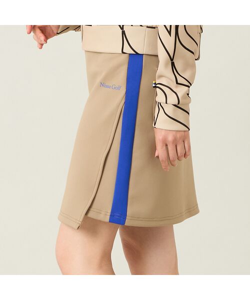 NS23 par Nissa Golf / エヌエス23・パー・ニッサゴルフ ミニ・ひざ丈スカート | 【レディース】アクアスーティングジャージスカート | 詳細4