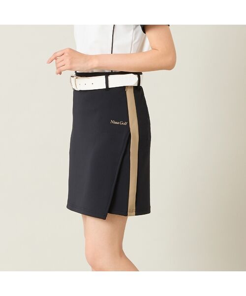 NS23 par Nissa Golf / エヌエス23・パー・ニッサゴルフ ミニ・ひざ丈スカート | 【レディース】アクアスーティングジャージスカート | 詳細6