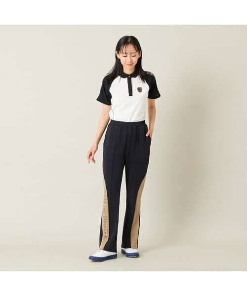 NS23 par Nissa Golf / エヌエス23・パー・ニッサゴルフ その他パンツ | 【レディース】アクアスーティングジャージフレアパンツ | 詳細9