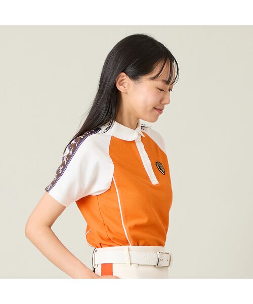 NS23 par Nissa Golf / エヌエス23・パー・ニッサゴルフ ポロシャツ | 【レディース】配色半袖ポロシャツ | 詳細6