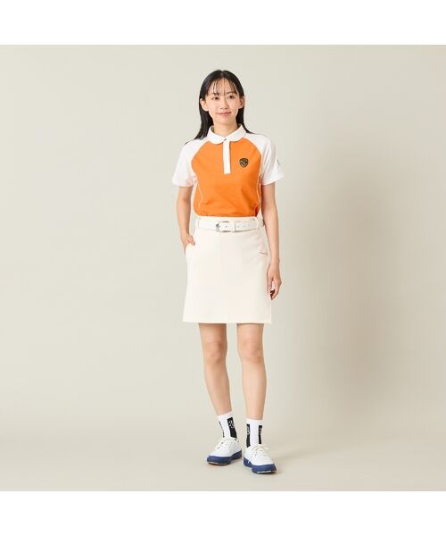 NS23 par Nissa Golf / エヌエス23・パー・ニッサゴルフ ポロシャツ | 【レディース】配色半袖ポロシャツ | 詳細9