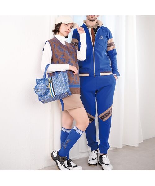 NS23 par Nissa Golf / エヌエス23・パー・ニッサゴルフ スポーツグッズ | モノグラムＰＶＣ丸ポーチ | 詳細12