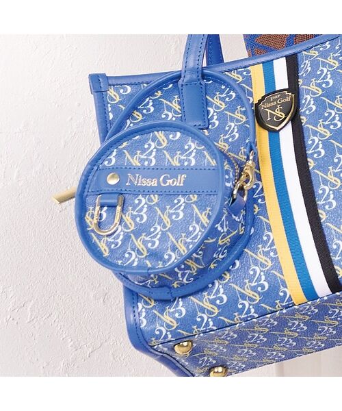 NS23 par Nissa Golf / エヌエス23・パー・ニッサゴルフ スポーツグッズ | モノグラムＰＶＣ丸ポーチ | 詳細14