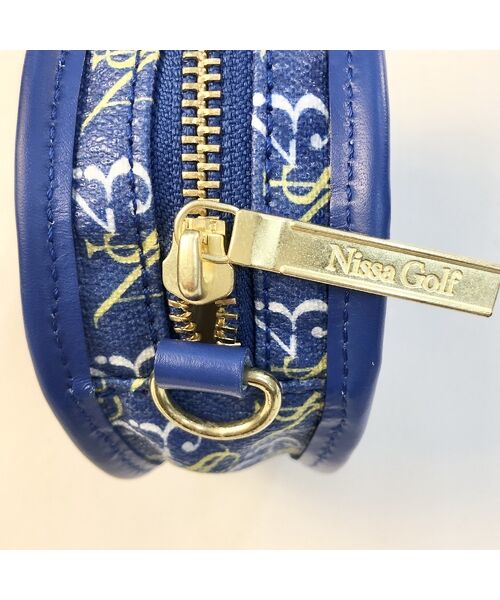 NS23 par Nissa Golf / エヌエス23・パー・ニッサゴルフ スポーツグッズ | モノグラムＰＶＣ丸ポーチ | 詳細3