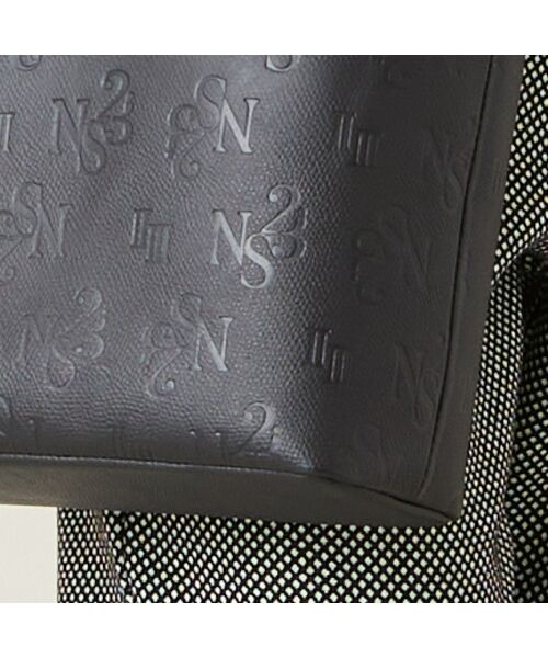 NS23 par Nissa Golf / エヌエス23・パー・ニッサゴルフ スポーツグッズ | 【本革使用】エンボス加工縦型2wayトートバッグ | 詳細4