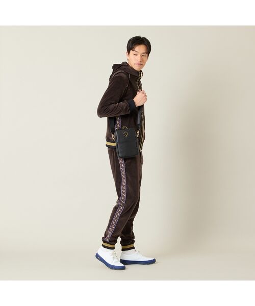 NS23 par Nissa Golf / エヌエス23・パー・ニッサゴルフ スポーツグッズ | 【本革使用】エンボス加工ショルダーポーチ | 詳細4