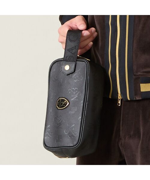 NS23 par Nissa Golf / エヌエス23・パー・ニッサゴルフ スポーツグッズ | 【本革使用】エンボス加工クラッチバッグ | 詳細2