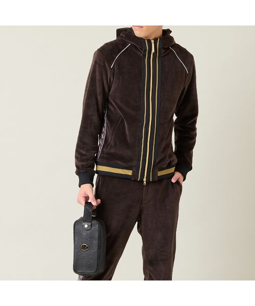 NS23 par Nissa Golf / エヌエス23・パー・ニッサゴルフ スポーツグッズ | 【本革使用】エンボス加工クラッチバッグ | 詳細9