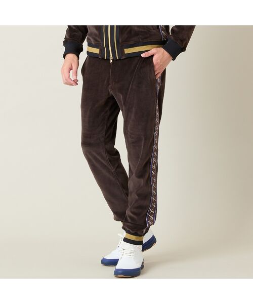 NS23 par Nissa Golf / エヌエス23・パー・ニッサゴルフ その他パンツ | 【メンズ】ヘビーベロアパンツ(ブラウン)