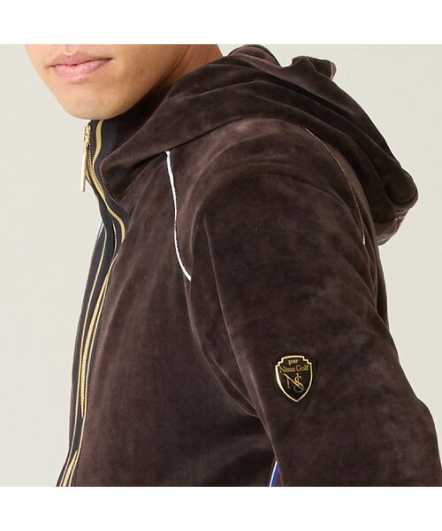 NS23 par Nissa Golf / エヌエス23・パー・ニッサゴルフ ブルゾン | 【メンズ】ヘビーベロアブルゾン | 詳細3