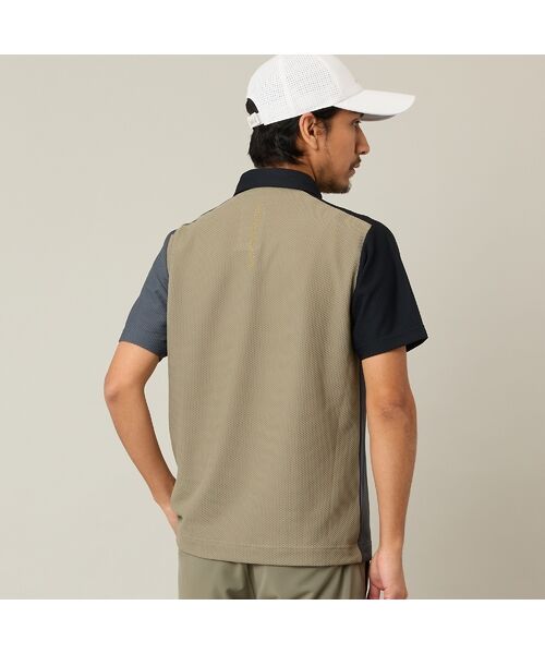 NS23 par Nissa Golf / エヌエス23・パー・ニッサゴルフ ポロシャツ | 【Men's】カラーブロック半袖シャツ | 詳細11