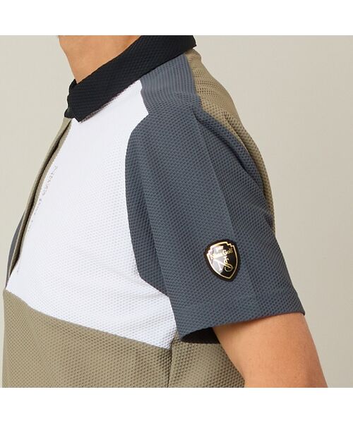 NS23 par Nissa Golf / エヌエス23・パー・ニッサゴルフ ポロシャツ | 【Men's】カラーブロック半袖シャツ | 詳細14