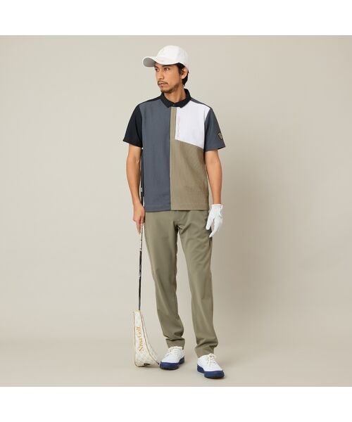 NS23 par Nissa Golf / エヌエス23・パー・ニッサゴルフ ポロシャツ | 【Men's】カラーブロック半袖シャツ | 詳細17