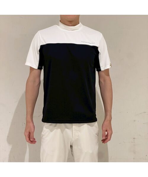 NS23 par Nissa Golf / エヌエス23・パー・ニッサゴルフ カットソー | 【Men's】切り替え半袖モックネック | 詳細4