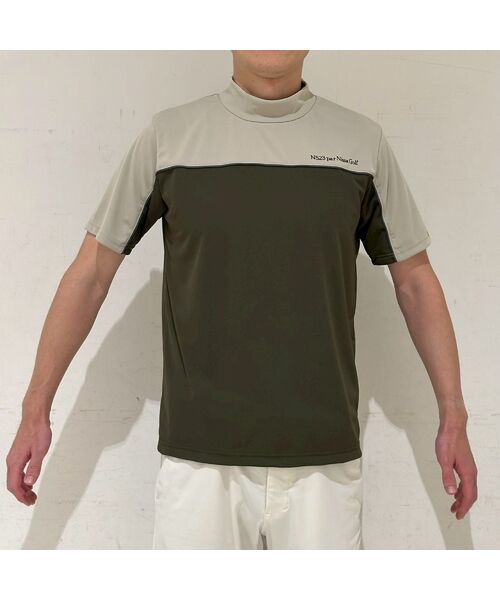 NS23 par Nissa Golf / エヌエス23・パー・ニッサゴルフ カットソー | 【Men's】切り替え半袖モックネック | 詳細13