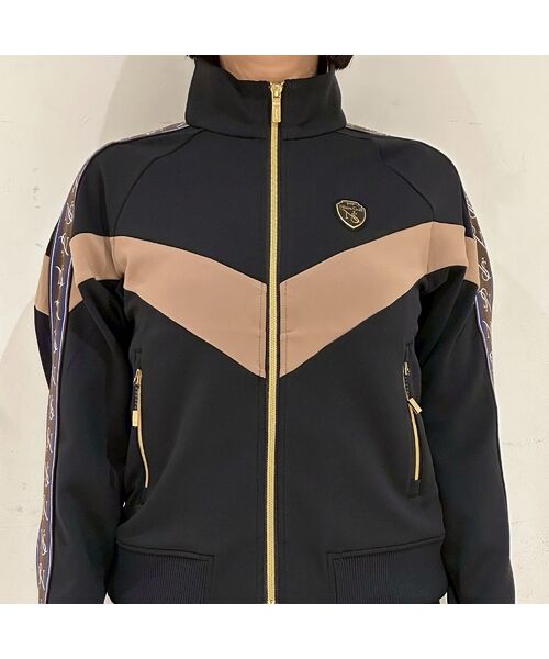 NS23 par Nissa Golf / エヌエス23・パー・ニッサゴルフ その他トップス | 【レディース】ジャージフルジップスウェット(ブラック)