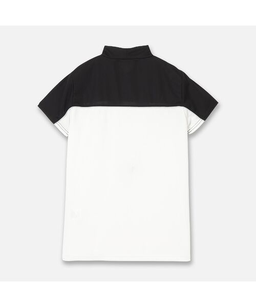 NS23 par Nissa Golf / エヌエス23・パー・ニッサゴルフ カットソー | 【Women's】切り替え半袖モックネック | 詳細1