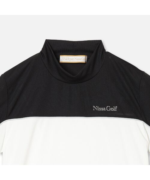 NS23 par Nissa Golf / エヌエス23・パー・ニッサゴルフ カットソー | 【Women's】切り替え半袖モックネック | 詳細2
