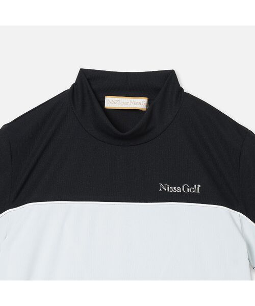 NS23 par Nissa Golf / エヌエス23・パー・ニッサゴルフ カットソー | 【Women's】切り替え半袖モックネック | 詳細5