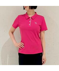 NS23 par Nissa Golf / エヌエス23・パー・ニッサゴルフ ポロシャツ | 【レディス】ロゴ刺繍ポロシャツ