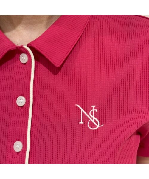 NS23 par Nissa Golf / エヌエス23・パー・ニッサゴルフ ポロシャツ | 【レディス】ロゴ刺繍ポロシャツ | 詳細2