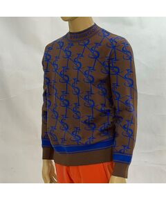 NS23 par Nissa Golf / エヌエス23・パー・ニッサゴルフ ニット・セーター | 【メンズ】モノグラム柄ニットトップス