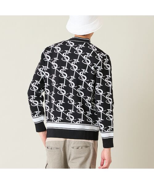 NS23 par Nissa Golf / エヌエス23・パー・ニッサゴルフ ニット・セーター | 【メンズ】モノグラム柄ニットトップス | 詳細6