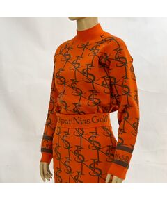 NS23 par Nissa Golf / エヌエス23・パー・ニッサゴルフ ニット・セーター | 【レディース】モノグラム柄ニットセーター