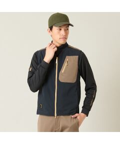 NS23 par Nissa Golf / エヌエス23・パー・ニッサゴルフ ベスト | 【メンズ】裏フリース×ナイロン布帛ベスト