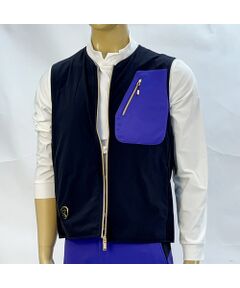 NS23 par Nissa Golf / エヌエス23・パー・ニッサゴルフ ベスト | 【メンズ】裏フリース×ナイロン布帛ベスト