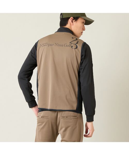 NS23 par Nissa Golf / エヌエス23・パー・ニッサゴルフ ベスト | 【メンズ】裏フリース×ナイロン布帛ベスト | 詳細5