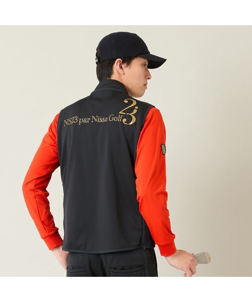 NS23 par Nissa Golf / エヌエス23・パー・ニッサゴルフ ベスト | 【メンズ】裏フリース×ナイロン布帛ベスト | 詳細8