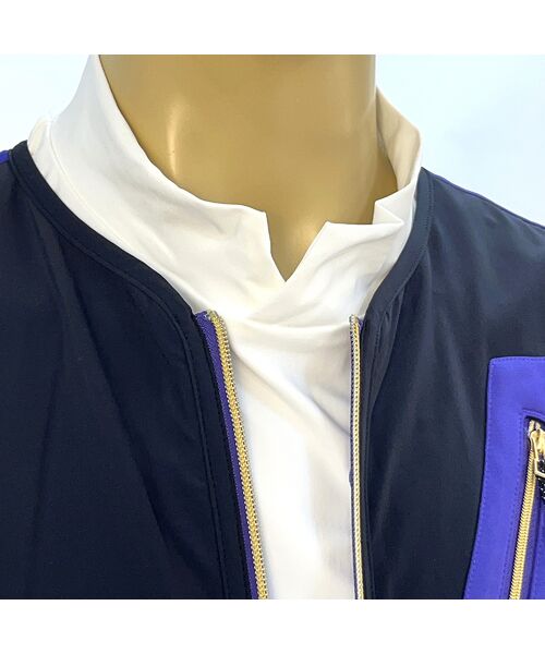 NS23 par Nissa Golf / エヌエス23・パー・ニッサゴルフ ベスト | 【メンズ】裏フリース×ナイロン布帛ベスト | 詳細13