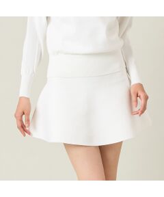 NS23 par Nissa Golf / エヌエス23・パー・ニッサゴルフ ミニ・ひざ丈スカート | 【レディース】ニットフレアスカート