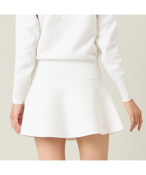 NS23 par Nissa Golf / エヌエス23・パー・ニッサゴルフ ミニ・ひざ丈スカート | 【レディース】ニットフレアスカート | 詳細2